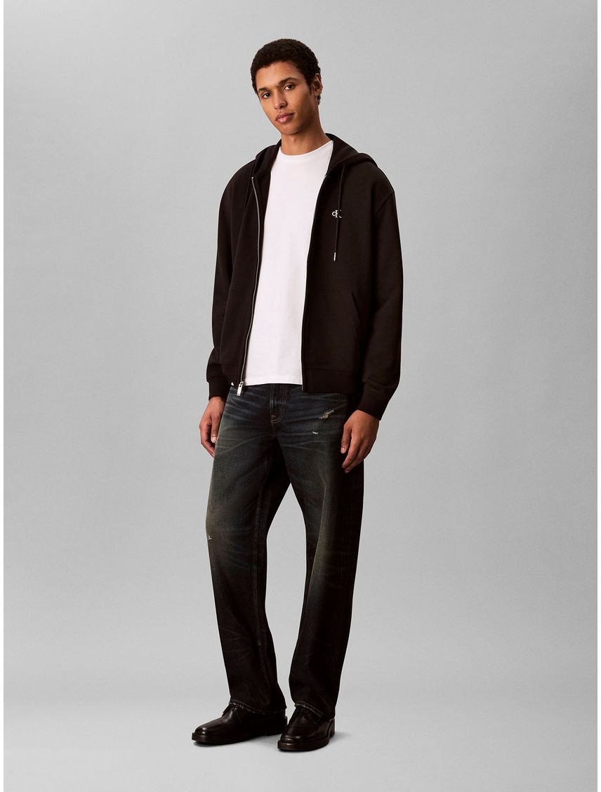 Polerón con Gorro y Cierre de Cremallera