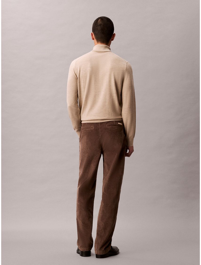 Pantalón Recto de Pana Estilo 90S