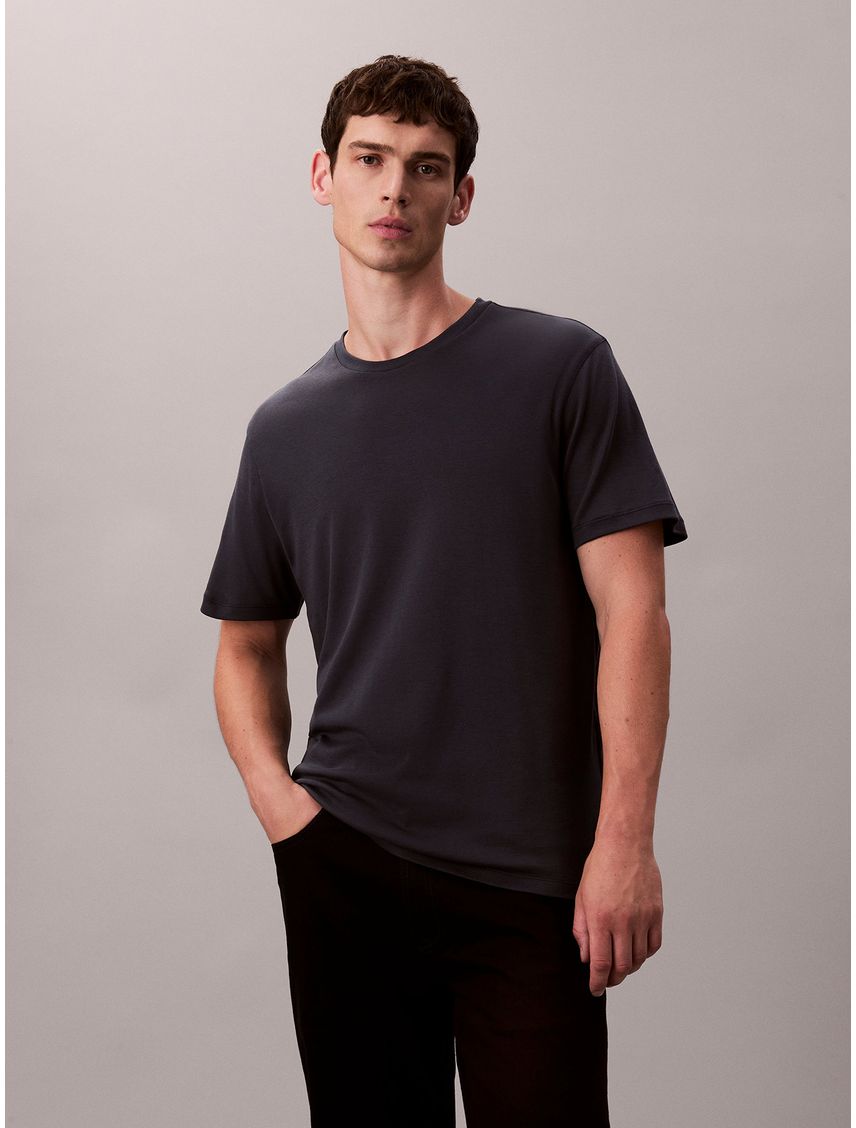 Polera de Algodón Supima de Cuello Redondo