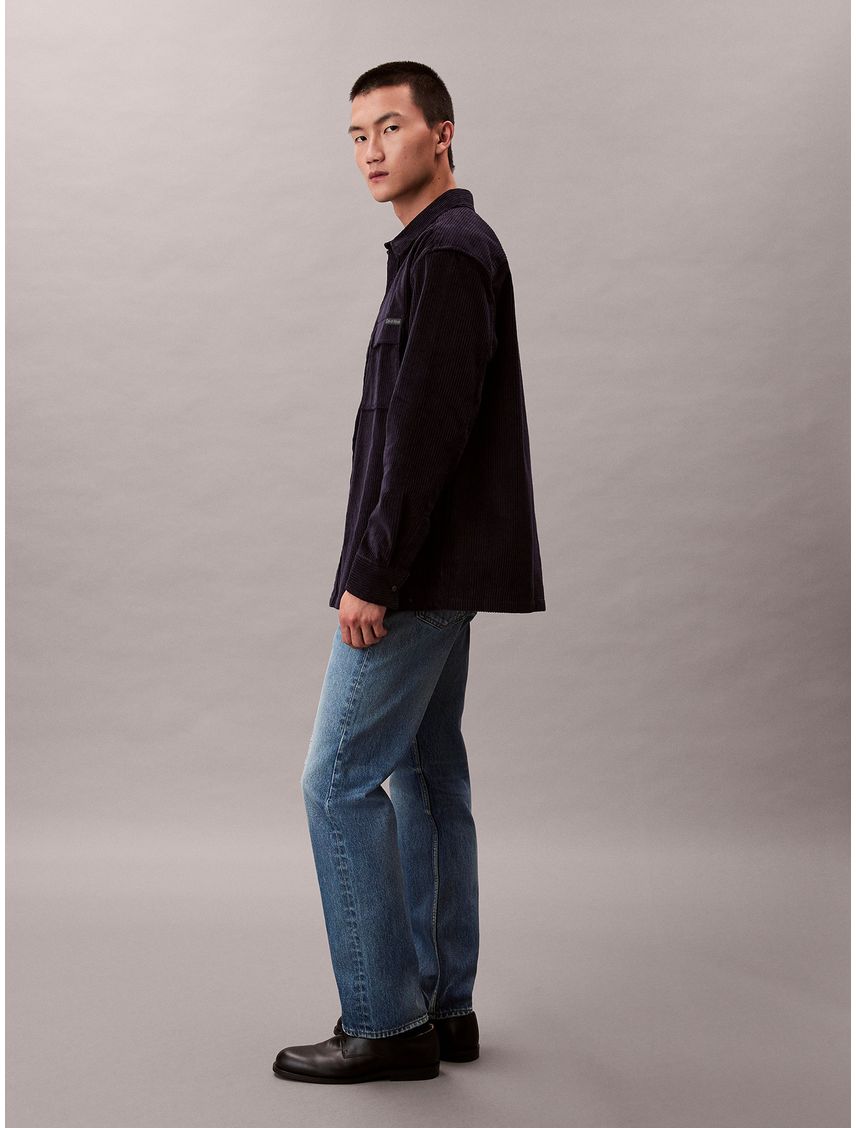 Camisa en Pana con Bolsillos