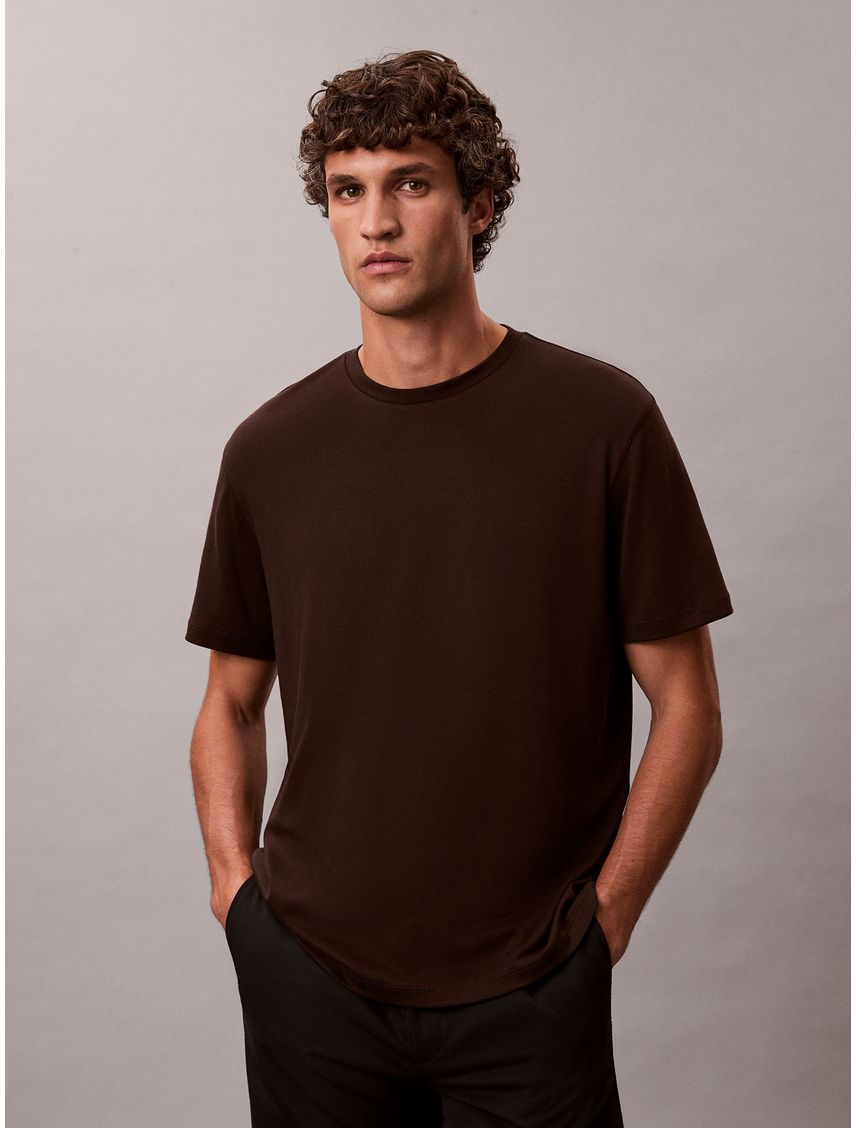 Polera de Algodón Supima de Cuello Redondo