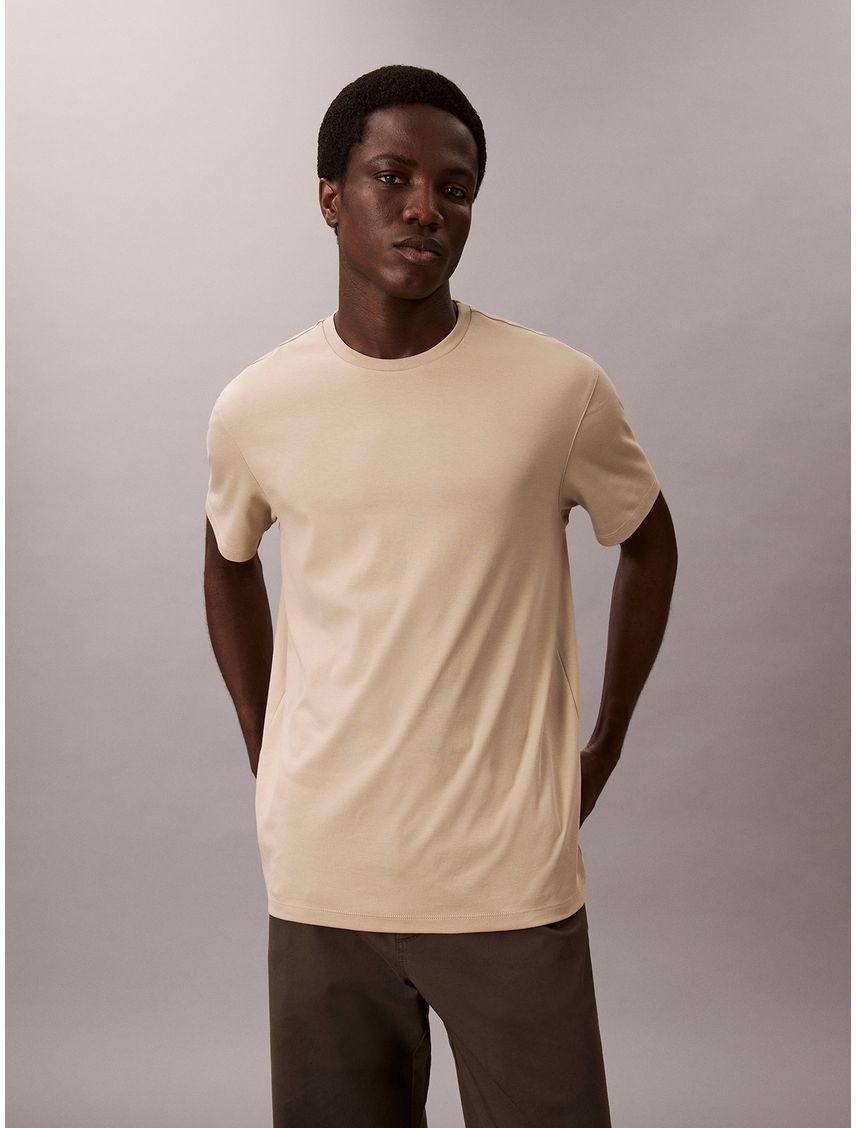 Polera de Algodón Supima de Cuello Redondo