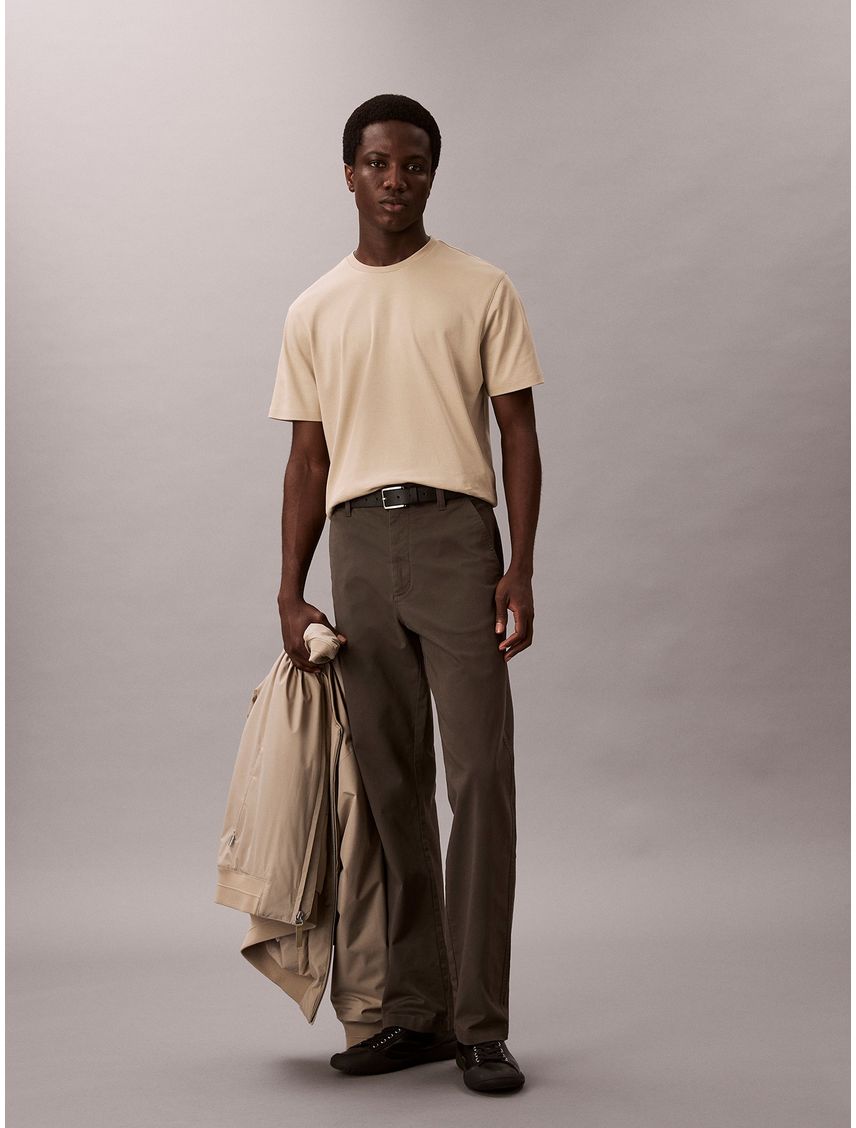 Polera de Algodón Supima de Cuello Redondo