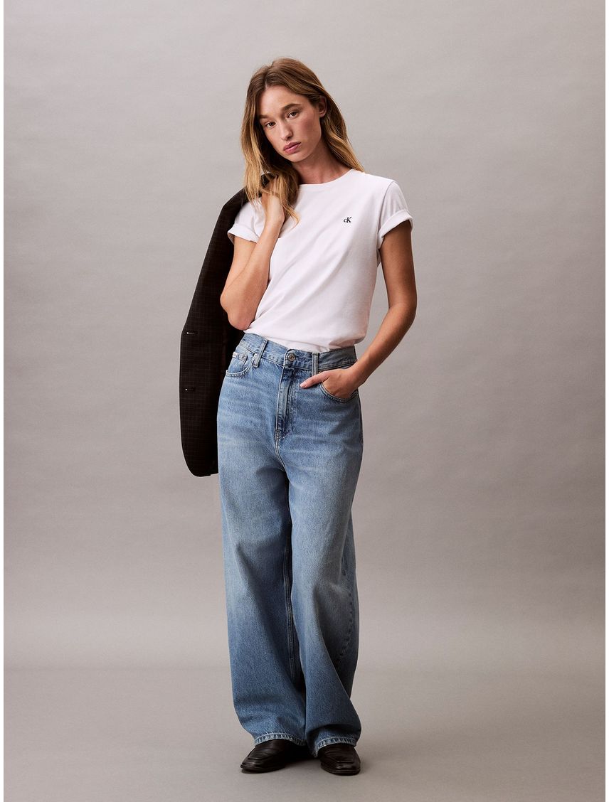 Polera de Algodón con Logo de Archivo