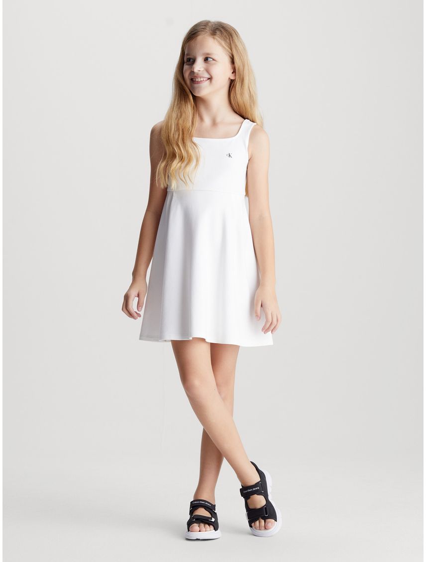 Vestido Niña Back Logo Tape