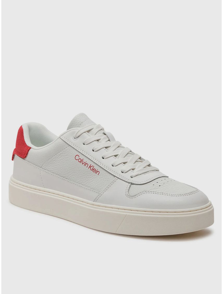 Zapatillas de Cuero Lace Up Basket